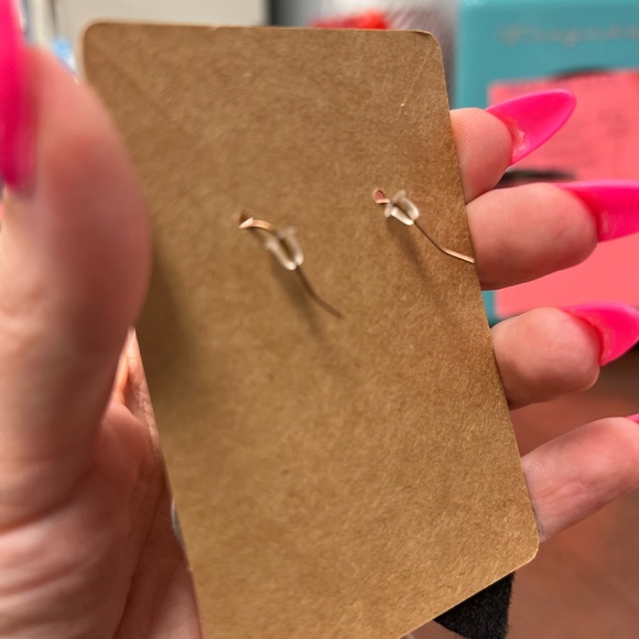 Leather Leopard Earrings - Picture 3 of 3